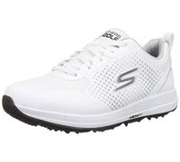 Skechers Go Golf Elite 5 Sport, Zapatillas Hombre, Tela sintética Blanca con Ribete Negro, 41 EU