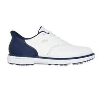 Skechers Go Golf Tenis de golf Prestige Slip-in Arch Fit para hombre, Blanco/azul marino, 47 EU