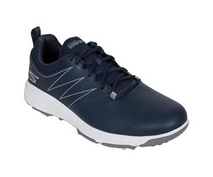Skechers Go Golf Torque, Zapatillas de Deporte Hombre, Ribete Gris Sintético Azul Marino, 47 EU