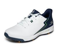 Skechers Go Golf Vortex Rival Arch Fit - Tenis de Golf para Hombre, Blanco/Azul Marino, 46 EU