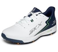 Skechers Go Golf Vortex Rival para hombre, Blanco/azul marino, 41 EU