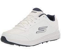 Skechers Go Prime Relaxed Fit Spikeless Golf Shoe, Zapatillas Hombre, Color Blanco y Azul Marino, 47.5 EU