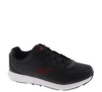 Skechers Go Prime-Zapatos de Golf sin Pinchos de Ajuste Relajado, Zapatillas Hombre, Negro/Rojo, 42.5 EU