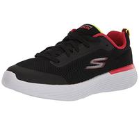 Skechers GO RUN 400 V2 OMEGA, Zapatillas para Niños, Black & Red Textile/ Lime Trim, 39.5 EU
