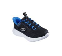 Skechers Go Run 400 V2 Turbo-Brisk, Zapatillas, Black Synthetic/Textile/Royal Trim, 28.5 EU