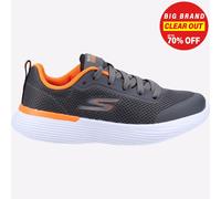 Skechers Go Run 400 V2 Zapatillas Deportivas Junior Tela Gris Carbón Naranja