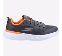 Skechers Go Run 400 V2 Zapatillas Deportivas Junior Tela Gris Carbón Naranja