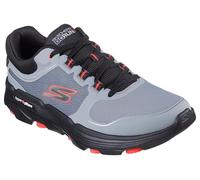 Skechers Go Run 7.0 Full Range, Zapatillas Hombre, Grey and Coral Textile/Synthetic, 42 EU