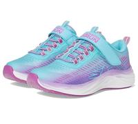 Skechers Go-Run Accelerate-Glitter Soul - Zapatillas de deporte para niñas y niñas, Agua Violeta, 35 EU