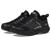 Skechers Go Run Consistent 2.0 100% Waterproof, Zapatillas Hombre, Black Leather/Textile, 43.5 EU