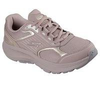 Skechers Go Run Consistent 2.0 Advantage, Zapatillas Mujer, Light Brown Leather/Gold Trim, 38 EU