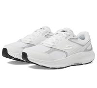 Skechers Go Run Consistent 2.0 Advantage, Zapatillas Mujer, White Leather/Silver Trim, 41 EU