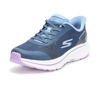 Skechers Go Run Consistent 2.0 Captiva, Zapatillas Mujer, Navy Textile/Lavender Trim, 38.5 EU