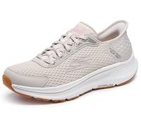 Skechers - GO Run CONSISTENT 2.0 - Mile para: Mujer Color: Natural Textile/Pink Trim Talla: 37.5