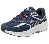Skechers Go Run Consistent 2.0, Zapatillas Hombre, Tela de Cuero Azul Marino y Rojo, 45.5 EU