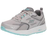 Skechers Go Run Consistent Sneaker, Zapatillas de Trail Running Mujer, Gris Azul Turquesa, 37 EU Ancho