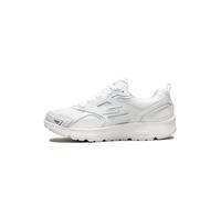 Skechers Consistent, Zapatillas Mujer, Blanco Blanco Cuero Sintético Plateado Textil WSL, 38 EU