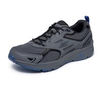 Skechers Go Run Consistent, Zapatillas de trail running Hombre, Charcoal Leather Synthetic Blue Trim, 39.5 EU