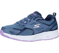 Skechers Go Run Consistent, Zapatillas de trail running Mujer, Blue Leather /Purple Trim, 37 EU