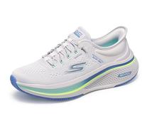 Skechers Go Run Elevate 2.0 Banyan - Tenis sin Cordones para Mujer, Gris/Azul, 36.5 EU