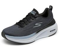 Skechers Go Run Elevate 2.0, Zapatillas Mujer, Black Textile/Blue Trim, 38.5 EU