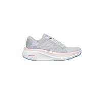 Skechers Go Run Elevate 2.0 Badric, Zapatillas Mujer, Gray Textile/Pink Trim, 38 EU