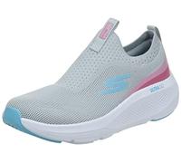 Skechers Go Run Elevate-Hot Streak, Zapatillas Mujer, Gris y Rosa, 37 EU