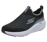 Skechers Go Run Elevate, Zapatillas Hombre, Tejido sintético Blanco y Negro, 43 EU