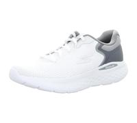 Skechers Go Run Lite Anchorage, Zapatillas Hombre, Textil Sintético Blanco y Gris, 43 EU
