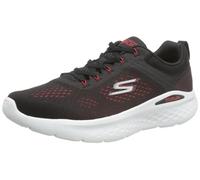 Skechers Go Run Lite, Zapatos deportivos Hombre, Black White And Red Textile/Synthetic, 45 EU