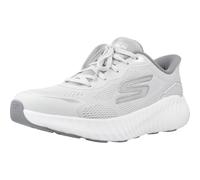 Skechers Go Run Now Regent, Zapatillas Mujer, Gray Textile/Trim, 41 EU