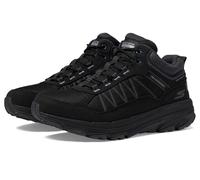 Skechers Go Run Trail Altitude 2.0 Cold Creek Waterproof, Botas para Senderismo Mujer, Black Leather/Charcoal Trim, 37.5 EU