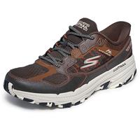Skechers Go Run Trail Altitude 2.0 Rocky Hill, Zapatillas Hombre, Brown and Orange Leather/Textile, 47 EU