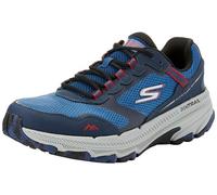 Skechers Go Run Trail Altitude 2.0, Zapatillas Hombre, Tela de Cuero Azul Marino y Rojo, 42 EU