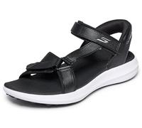Skechers GO - Sandalias de Golf para Mujer, Color Negro/Blanco, Talla 4