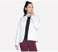 Skechers GO SHIELD Shine chaqueta en Blanca, talla Media