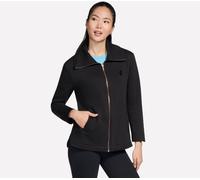 Skechers GO SNUGGLE Tunic Full Zip chaqueta en Negro, talla Pequeña