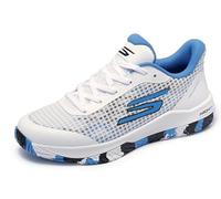 Skechers Go Train Arch Fit Viper Court Pro-Pickleball - Tenis para mujer, Blanco/Azul, 36 EU