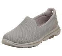 Skechers Go Walk 5, Zapatillas sin Cordones Mujer, Taupe Textile/Trim, 37 EU