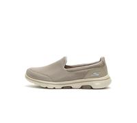Skechers Go Walk 5, Zapatillas sin Cordones Mujer, Taupe Textile/Trim, 37 EU