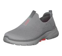 Skechers Go Walk 6 Glimmering, Zapatillas Mujer, Gray/Coral, 36 EU