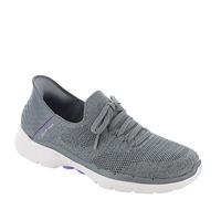Skechers Go Walk 6 - Lovely Day Gray/Lavender 8.5 B (M)