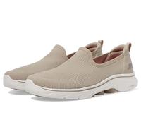 Skechers, GO Walk 7 Ivy Mujer, Taupe Textile Trim, 39 EU