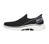 Skechers, GO Walk 7 MIA Mujer, Ribete Blanco Textil Negro, 35.5 EU