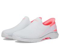 Skechers Slip-ins: GO WALK 7 - Mia en Blanco/Rosa, talla 41, Vegan