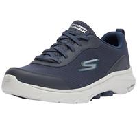 Skechers Go Walk 7, Zapatillas de Deporte Hombre, Textil Sintético Azul Marino Y Azul, 47.5 EU