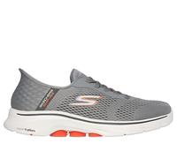 SKECHERS GO Walk 7, Zapatos Hombre, Gris Naranja, 44 EU