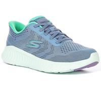 Skechers Go Walk Ahora Vegano Deportivo Relajado Punto Hombre Zapatillas En Azul