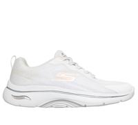 Skechers GO WALK Arch Fit 2.0 - Cassy en Blanco/Coral, talla 37.5, Vegan