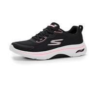 Skechers Go Walk Arch Fit 2.0 Cassy - Tenis para Mujer, Negro/Rosa, 39.5 EU